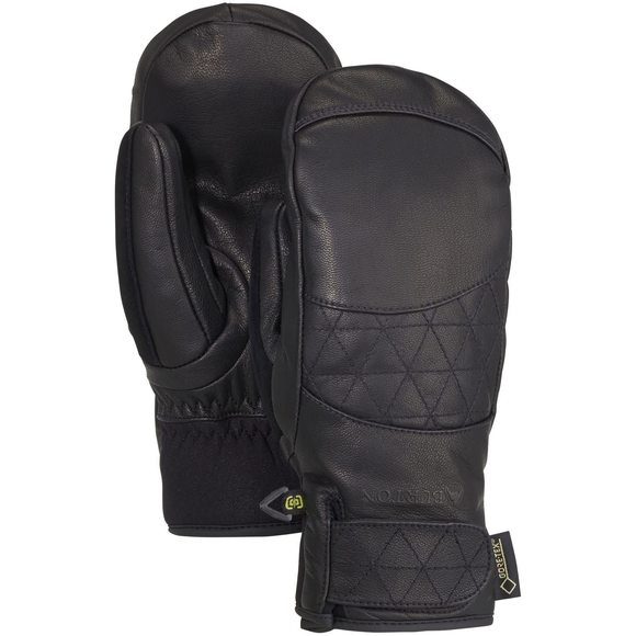Womens Gondy Gore-tex Mitten, True Black, X-small🤙